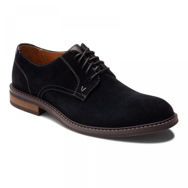 Vionic Dress Shoes Ireland - Graham Derby Black - Mens Shoes In Store | WGLRP-0925